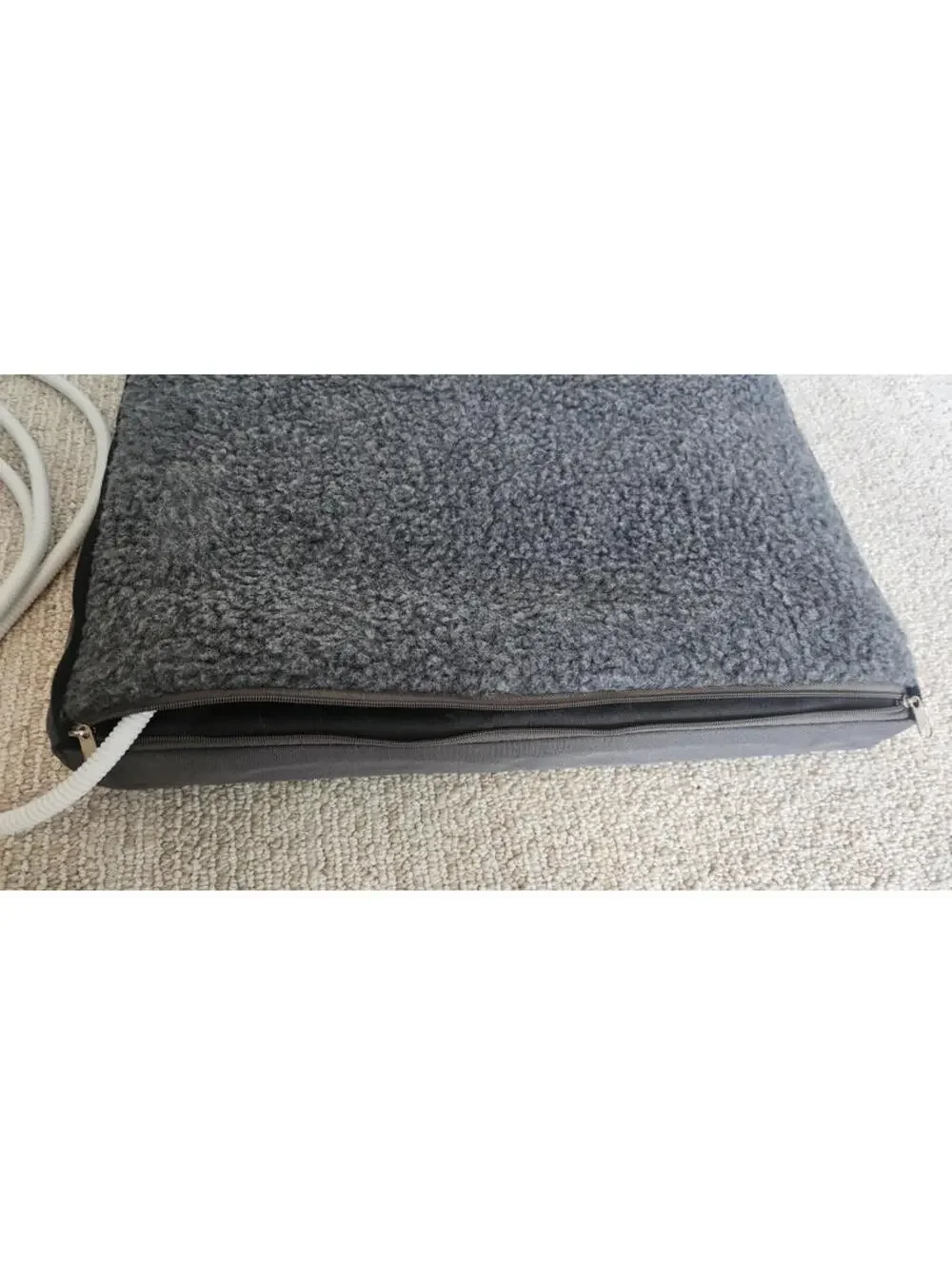 AUPETEK Heated Cat Bed Pad Mat 16x20 Polyester Cable Gray Electric Durable Plush